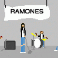 Ramones play their first show in 8bit