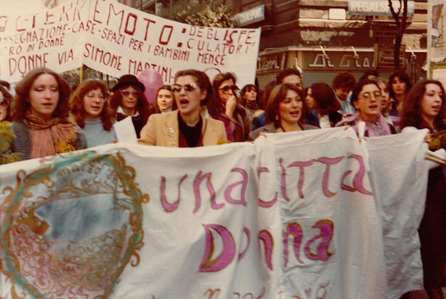 Lina Mangiacapre artista del femminismo.